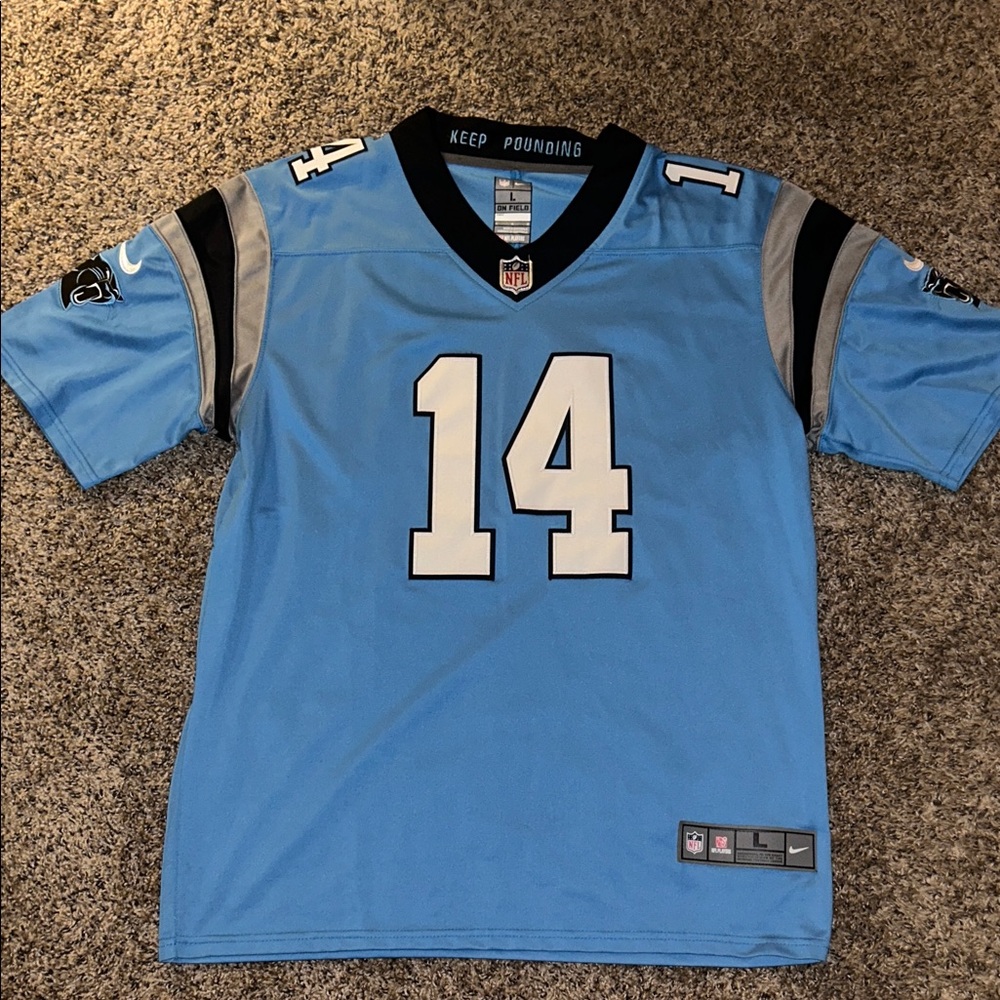 Nike Stitched Carolina Panthers Sam Darnold Jersey Size Men’s Large